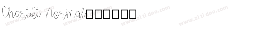 ChartIt Normal字体转换